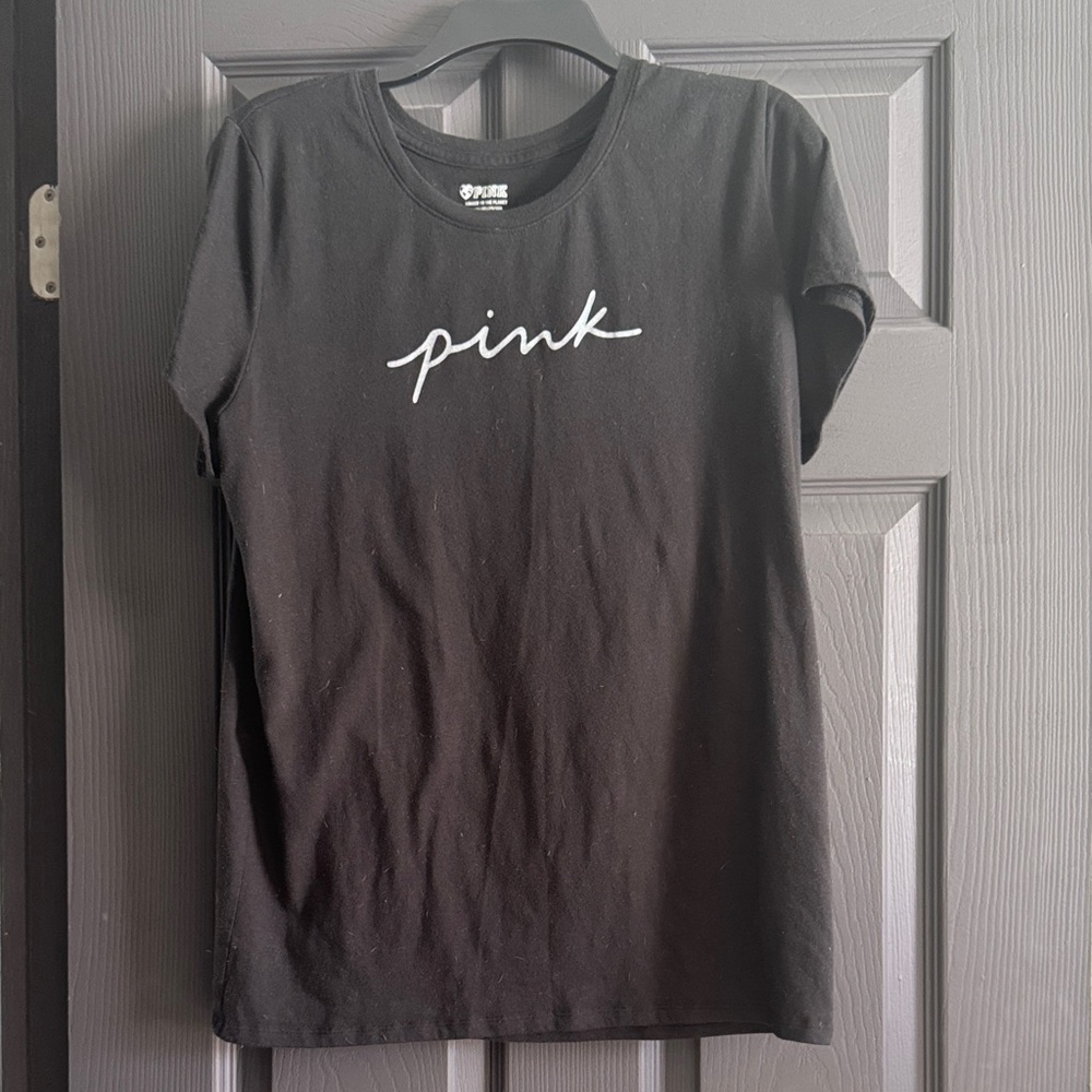 PINK Victoria's Secret Black T-Shirt